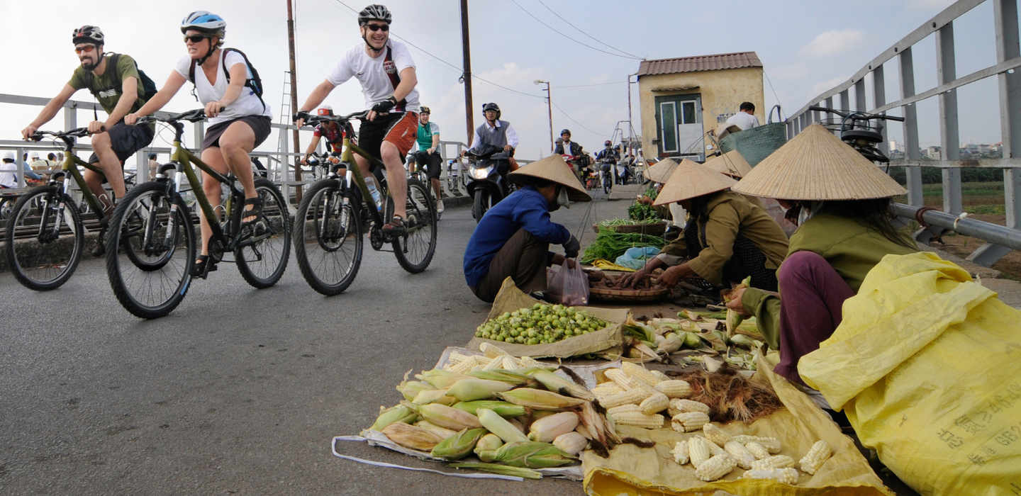 Vietnam biking in Hanoi