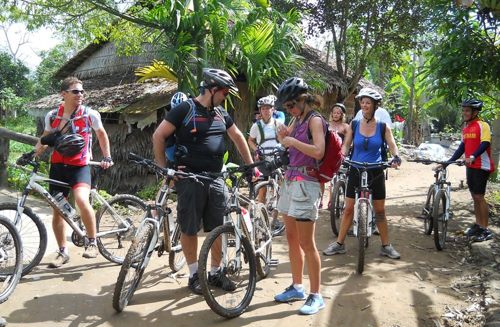 Interesting biking tours in Mekong Delta