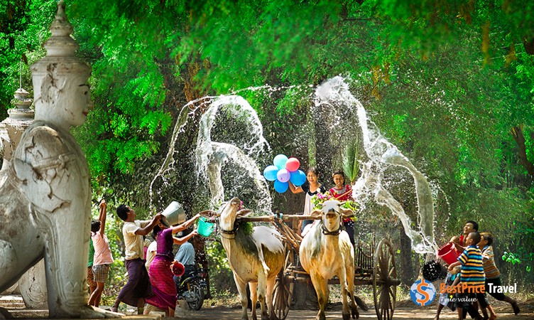 Water Festival in Myanmar