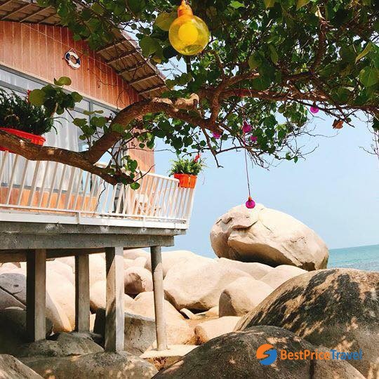 A corner of resort in Kien Giang