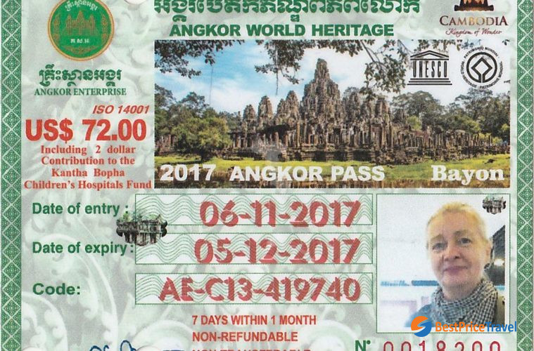 Keep your Angkor pass carefully to visit Angkor temples