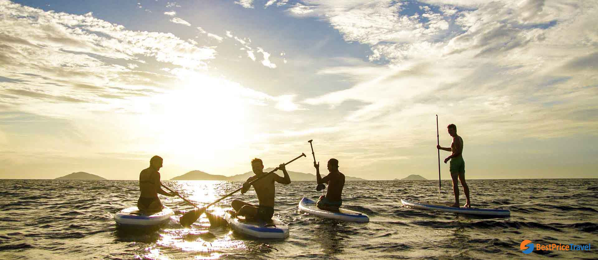 Vietnam adventure activities - stand-up paddling in Vietnam