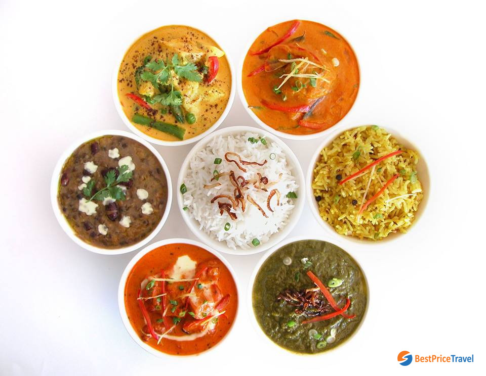 Diverse Indian Halal dishes at Wat That Restaurant