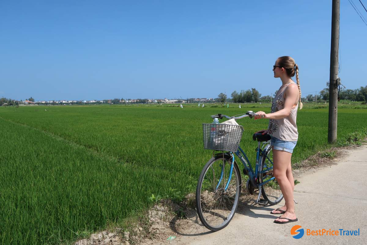 The tranquil countryside in Hoi An offers the best of cycling routes of Central Vietnam
