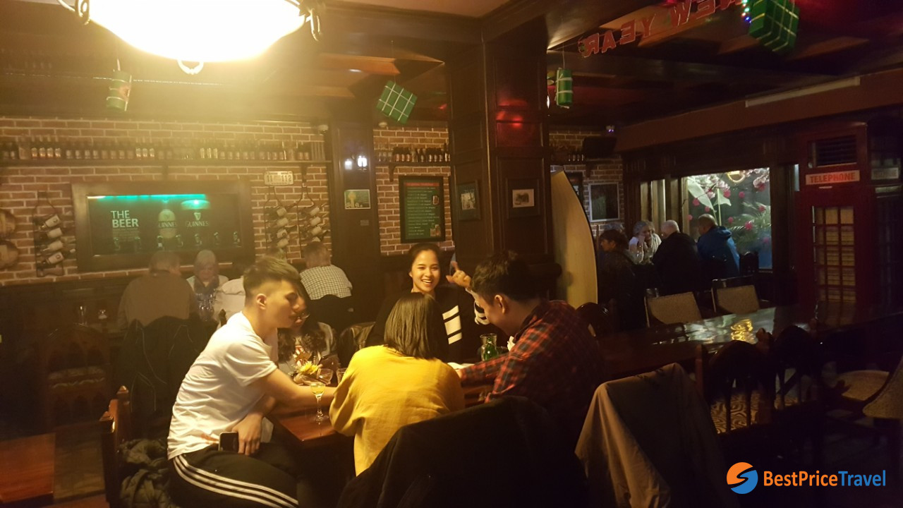 Uncle Joe’s Irish pub & V’s restaurant Hanoi
