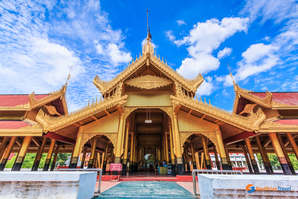 Visit Mandalay Royal Palace for one day trip in Mandalay