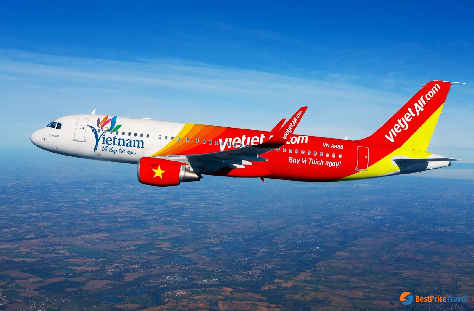 VietJet Air offers numerous low-priced flight tickets to Thailand