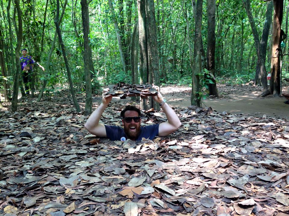 Cu Chi tunnels are a complicated underground tunnel system