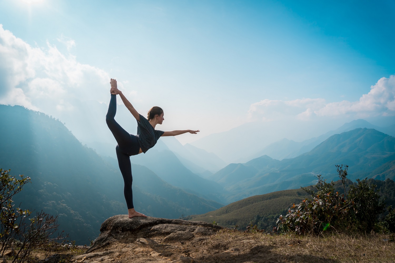 Refresh your mind and body with yoga while admiring the majestic nature in Sapa