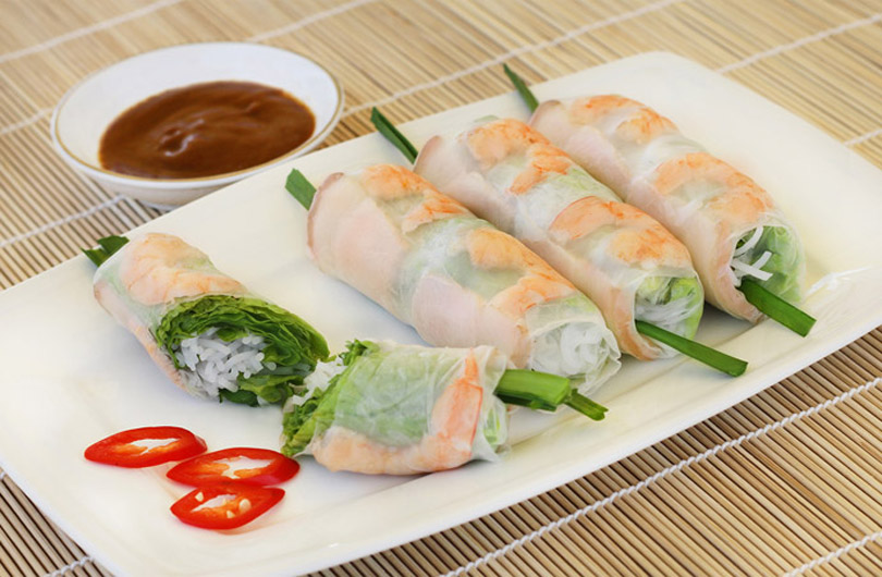 Goi cuon Fresh Roll Salad Saigon