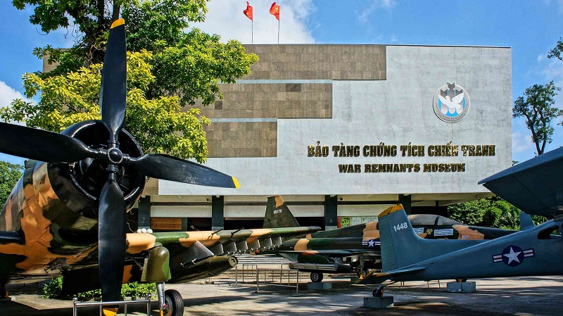 War Remnants Museum  30 days in Vietnam thailand cambodia 