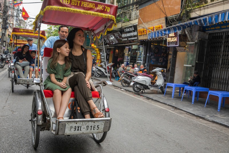 Cyclo City tour  scams for Transportation in Vietnam