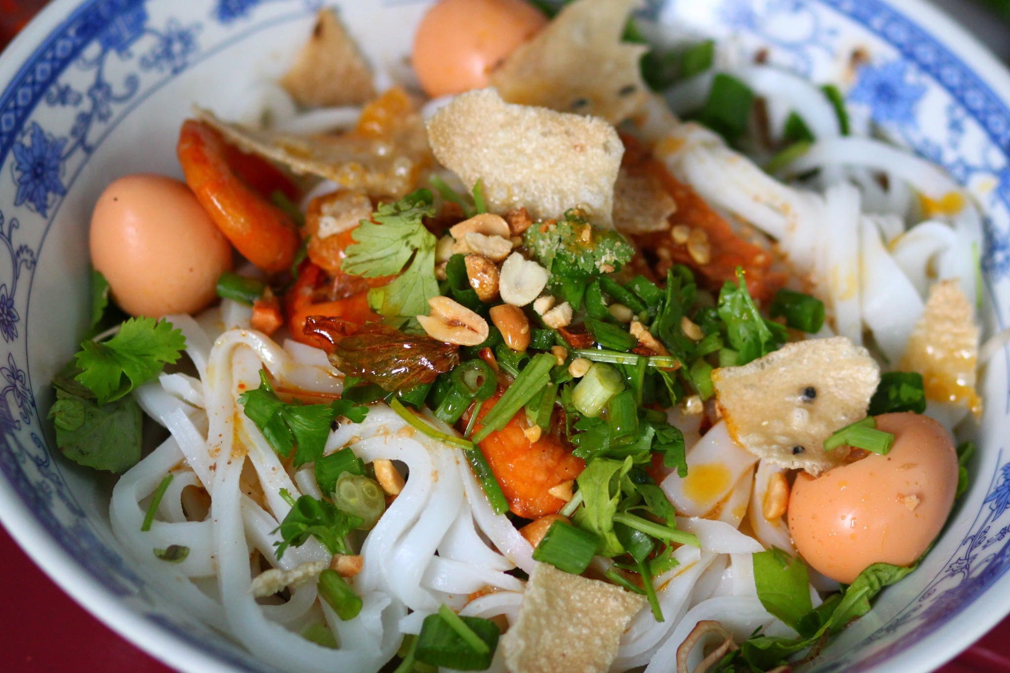 Mi Quang seafood noodles ingredients