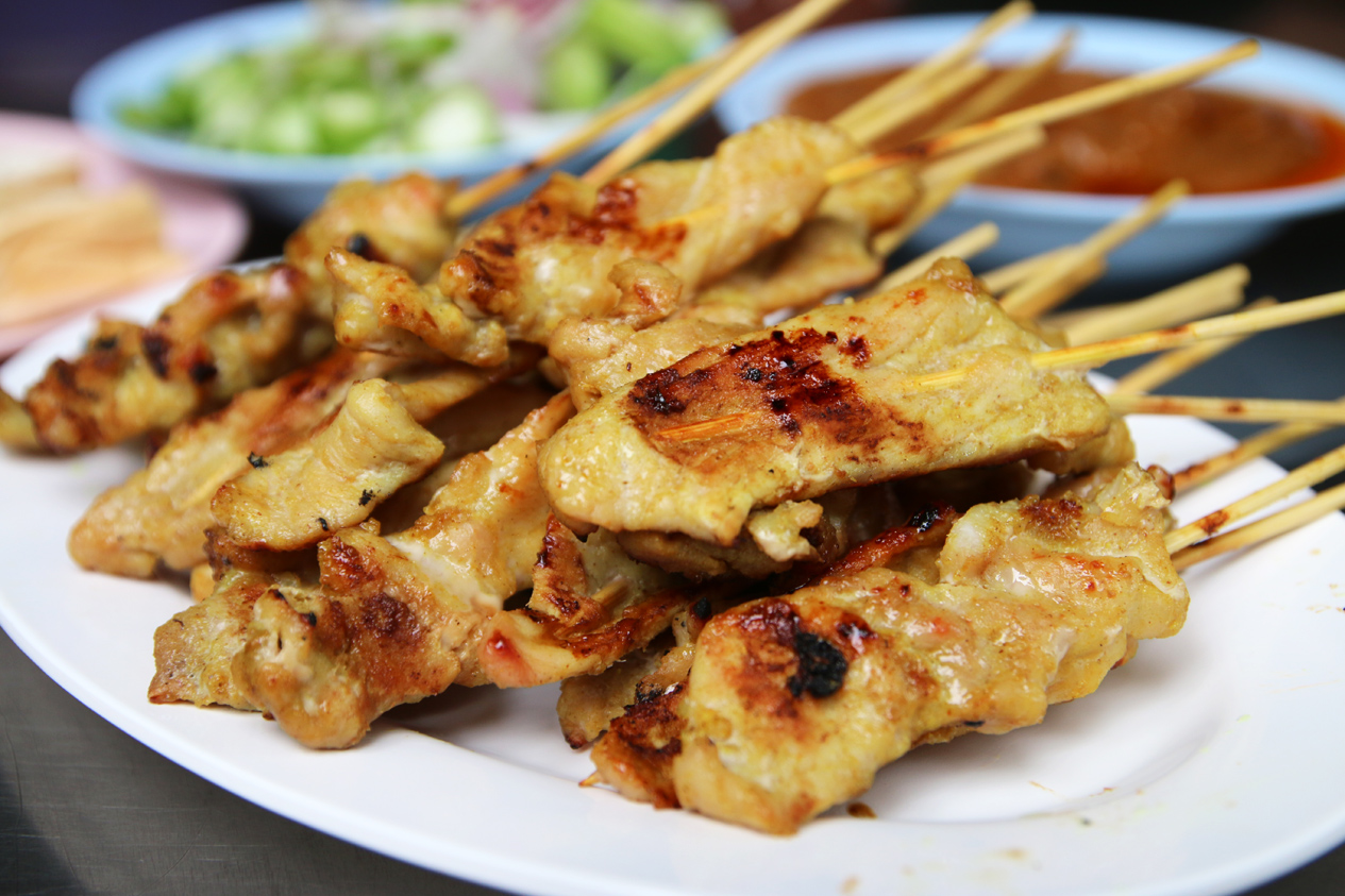 Thai Satay - Top 10 foods you must try once visiting Bangkok 