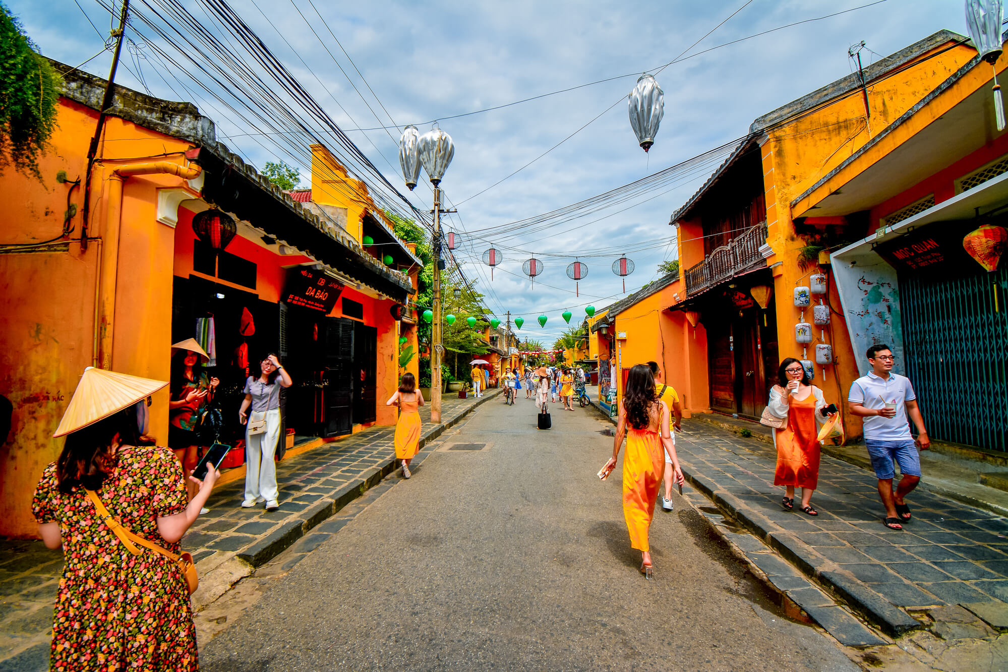 Streets in Hoi An ancient town are safe for walking