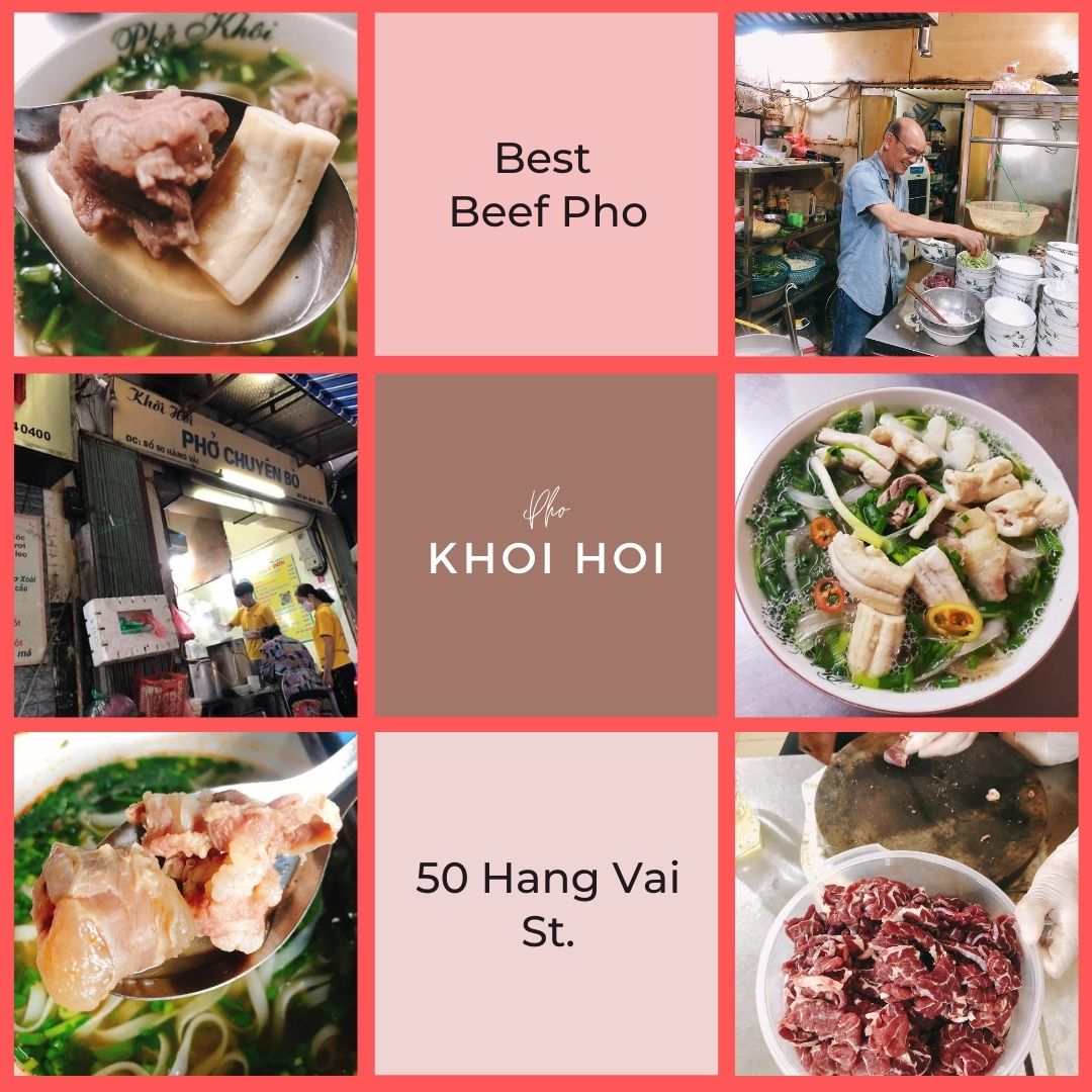 Pho Khoi Hoi - 50 Hang Vai - the best beef pho in hanoi