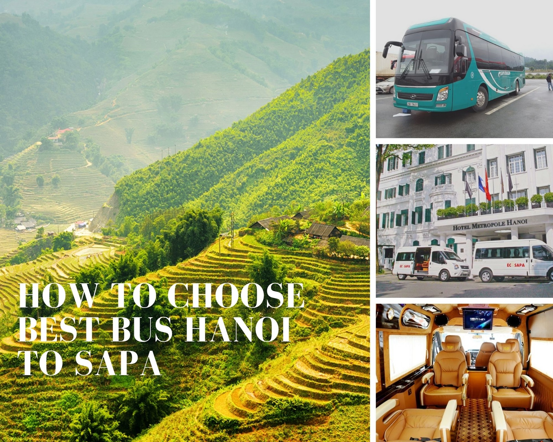 How to choose best Hanoi to Sapa bus