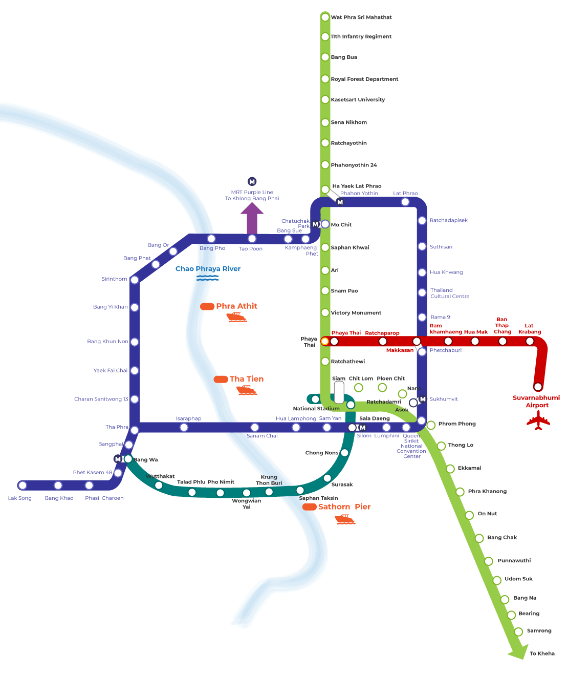 Thailand MRT Subway Updated 6 June 2020