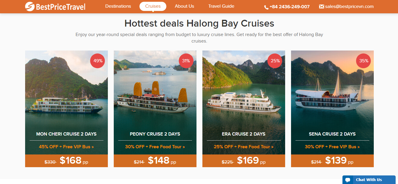 Halong Bay booking online