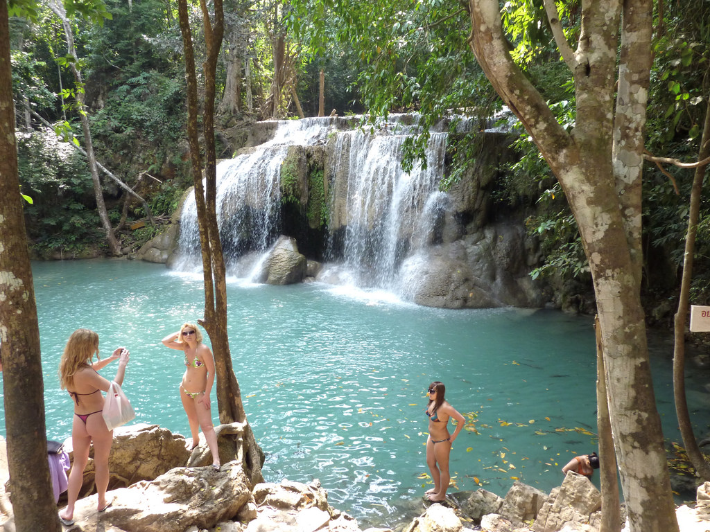 Erawan Waterfall - Thailand on A 15-day Journey