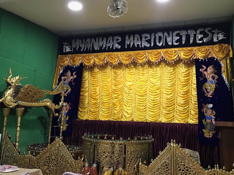 Marionette Stage Mandalay Marionettes Theater Show