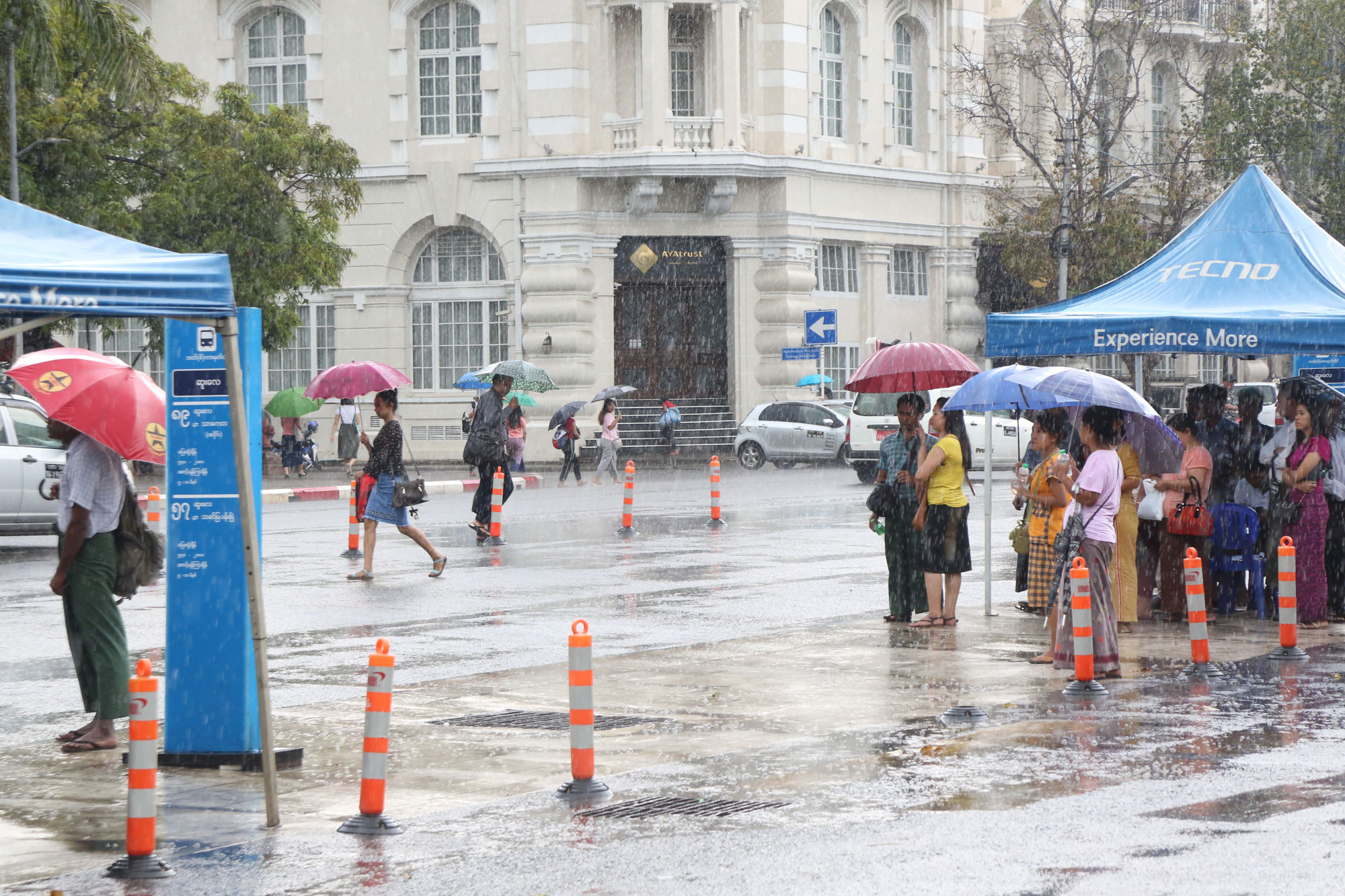 Rainy in Yangon