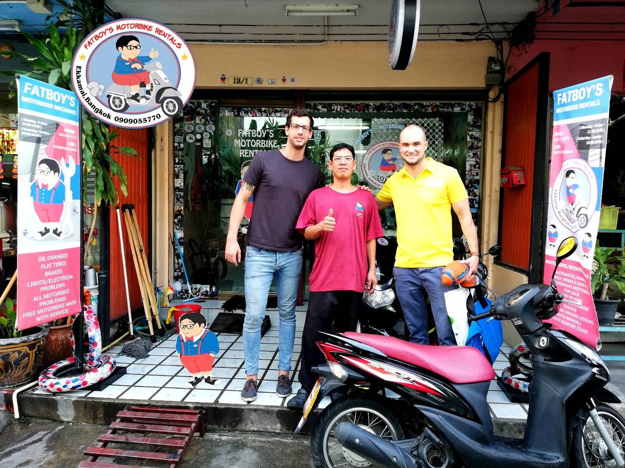 4 Best Scooter Rentals in Bangkok fatboy 