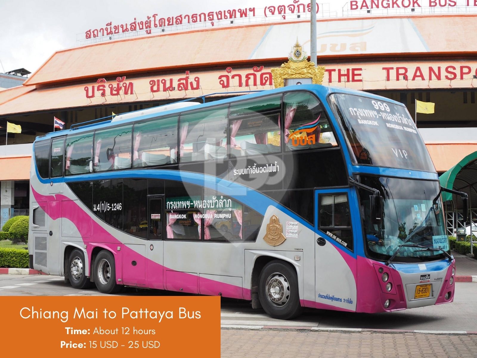 Chiang Mai to Pattaya bus