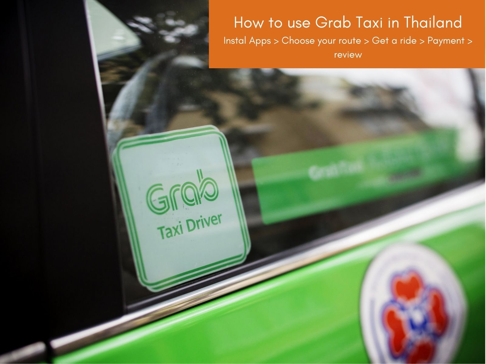 How to book a grab taxi in Bangkok
