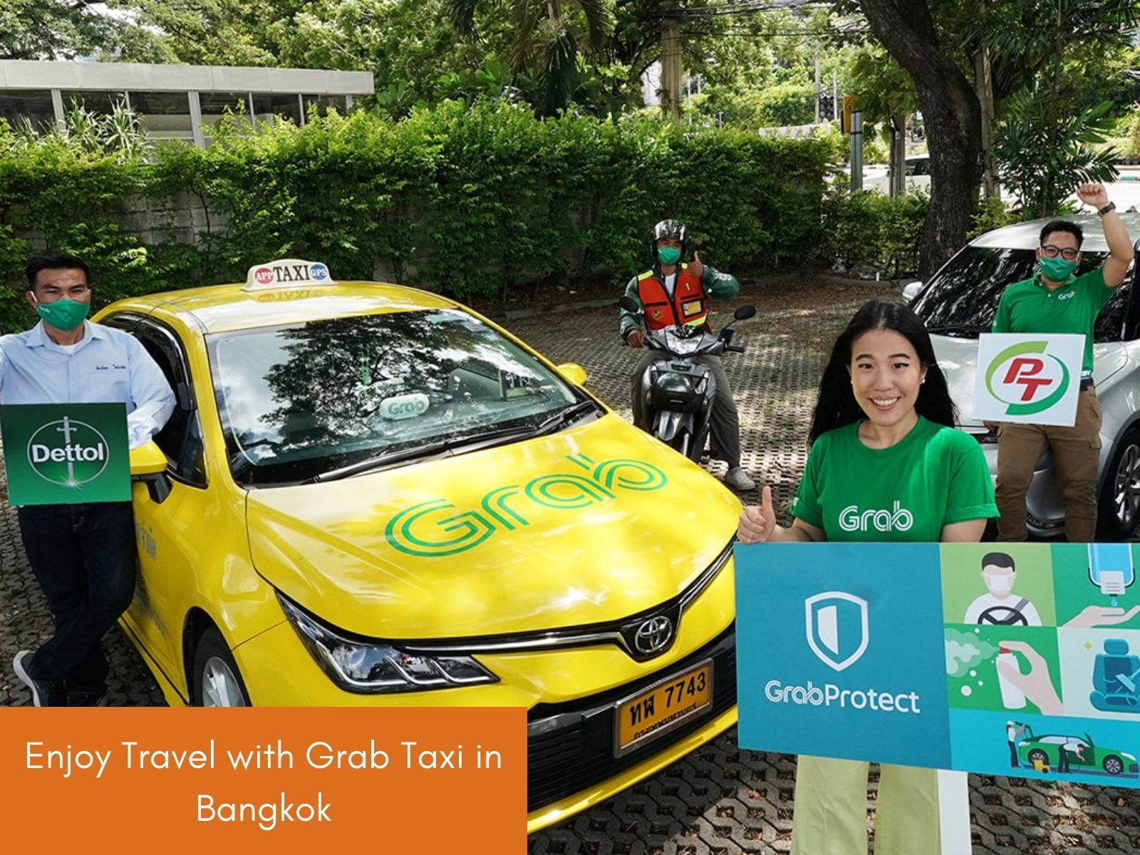 Grab Taxi is convenient and less expensive