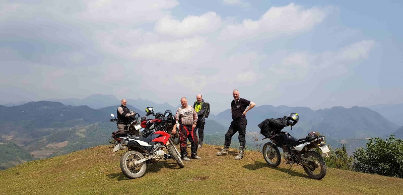 Traveling by motorbike - Thung Nham Bird Park