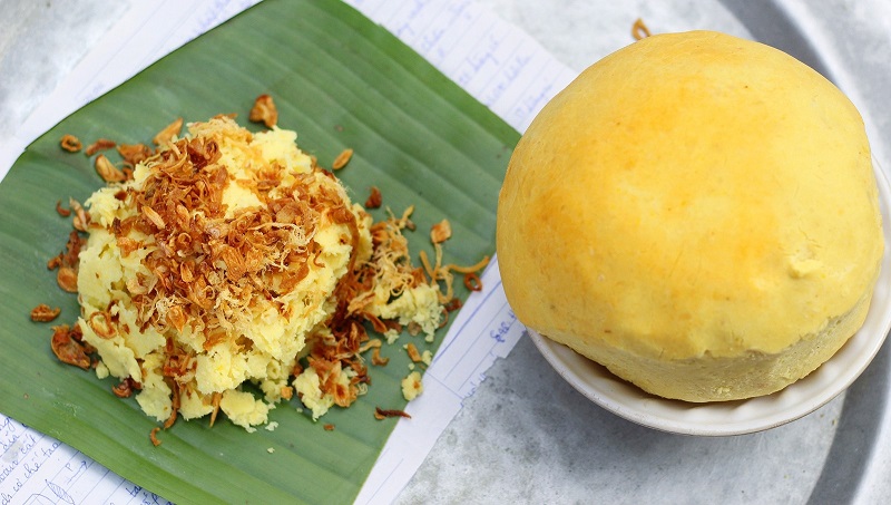  breakfast in Hanoi sticky rice 