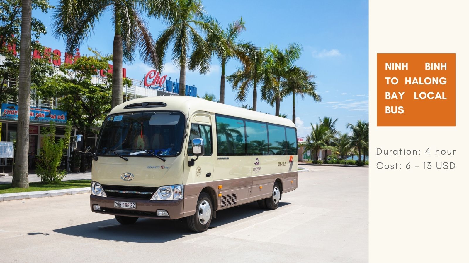 Ninh Binh to Halong Bay local bus