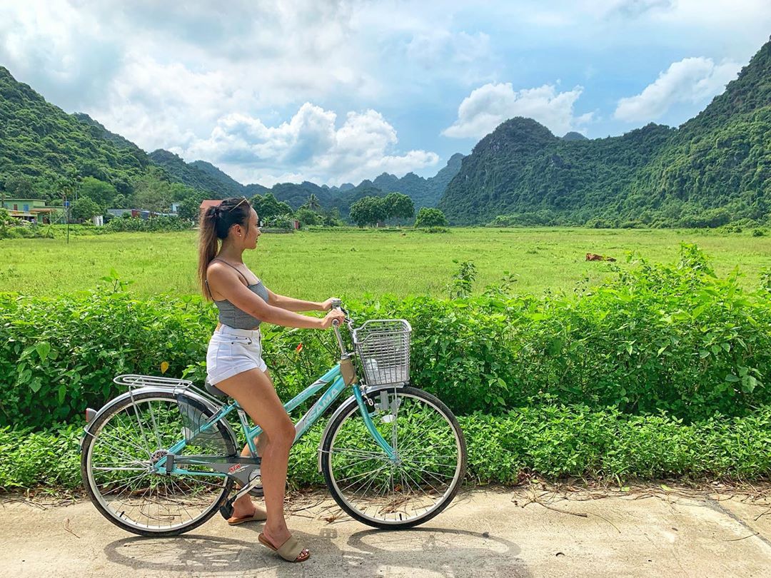 Biking in Viet Hai Village