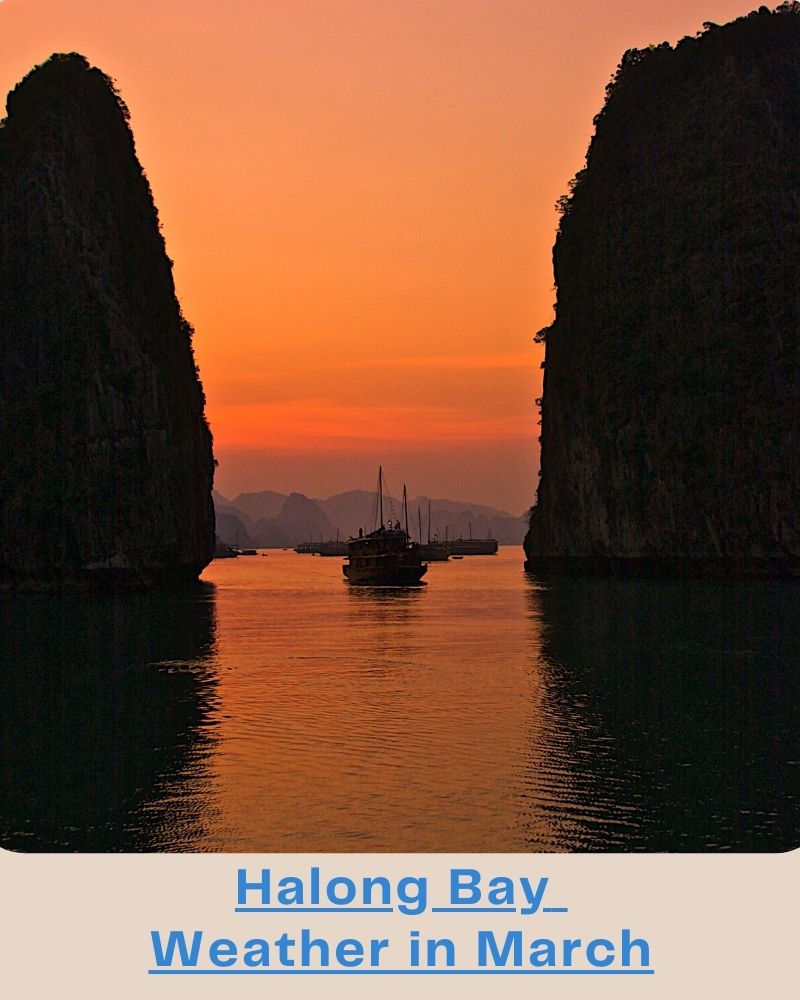 Halong Bay weather Mar