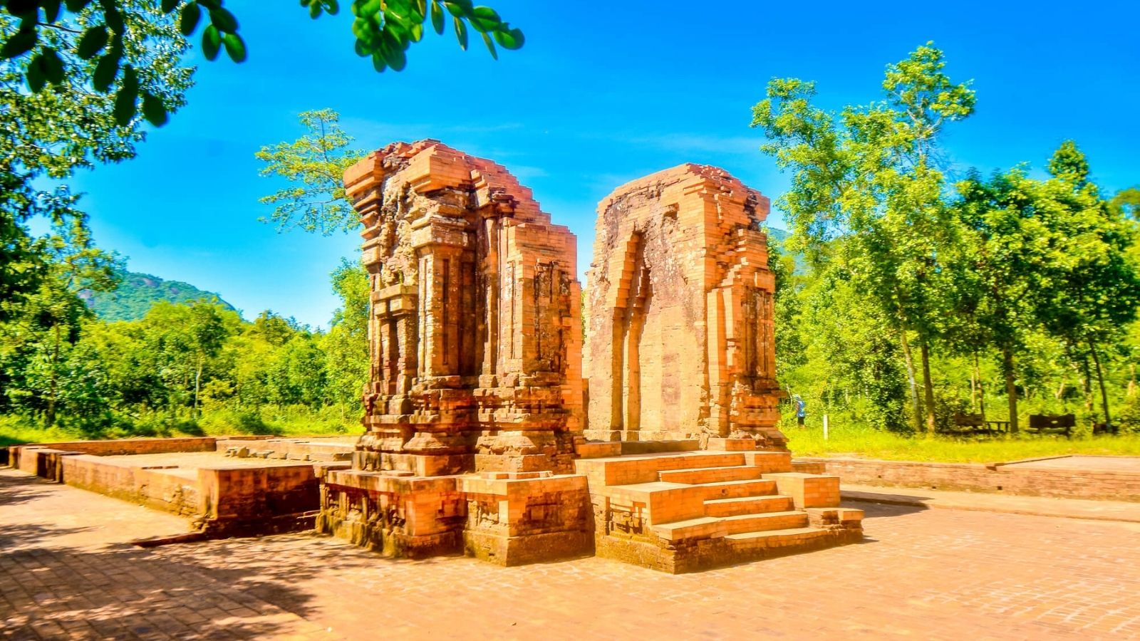 Ancient Champa architecture at My Son