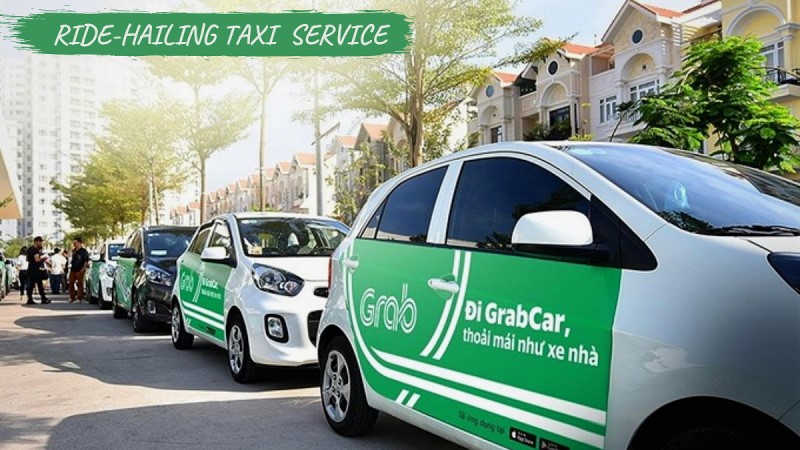Grab taxi from Hanoi to Halong Bay