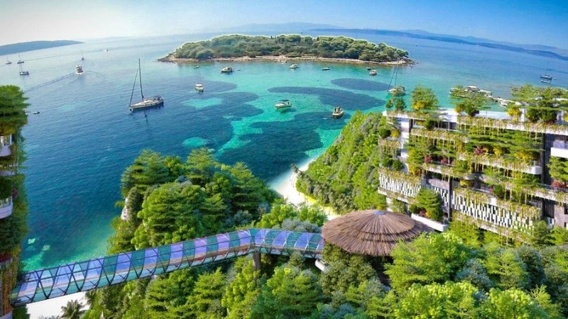 Halong Bay stay on island at Flamingo Cat Ba Resort