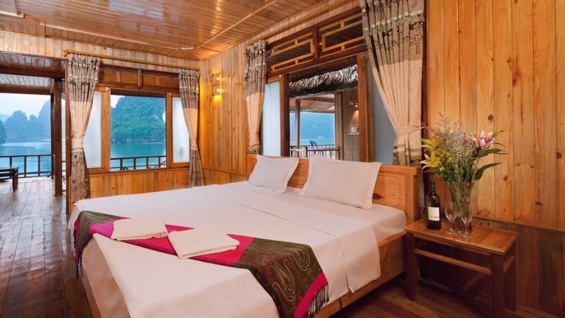 Halong Bay stay on island at Nam Cat Island Resort