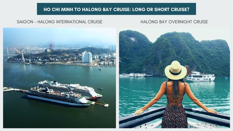 Ho Chi Minh to Halong Bay long or short cruise