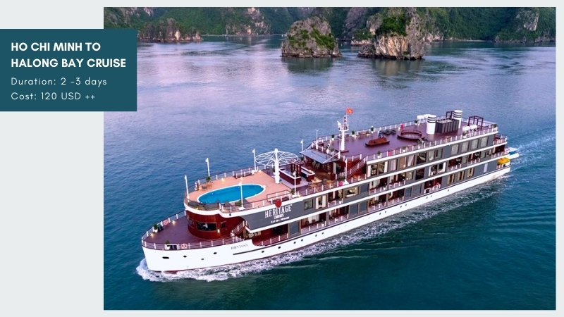 Ho Chi Minh to Halong Bay cruise