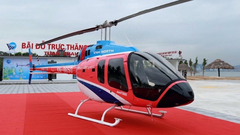 Hanoi to Halong Bay heliport 