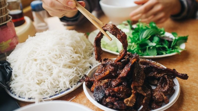 Bun Cha - Best street food in Hanoi