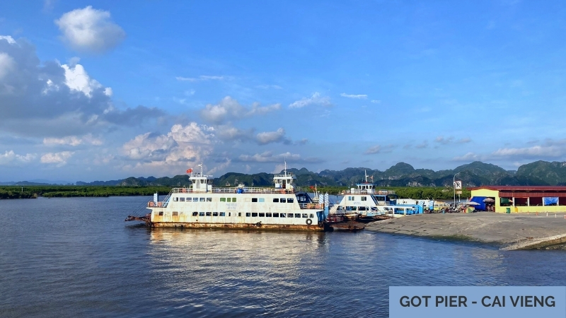 From Got Port to Cat Ba Island ferry