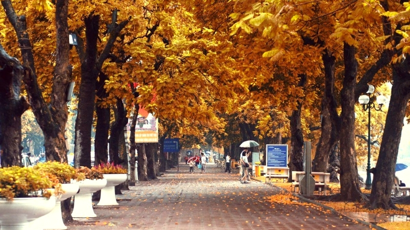 Best time to go to Hanoi in autumn