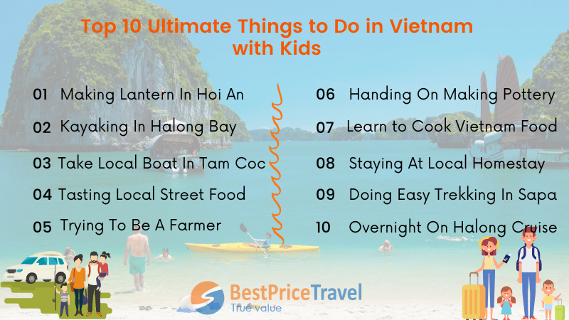 Things to do in Vietnam with kids