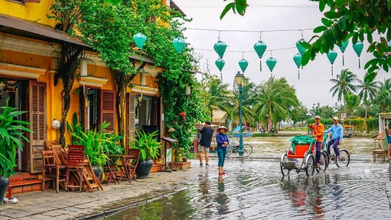 Rainy season in center vietnam