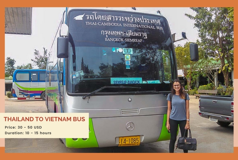 Thailand to Vietnam bus