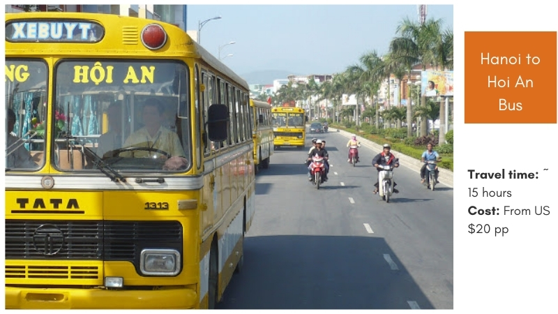 Hanoi to Hoi An Bus