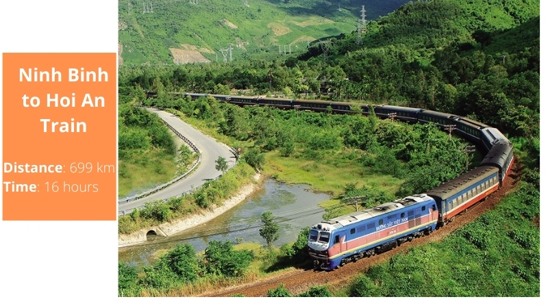 Hoi An to Ninh Binh train